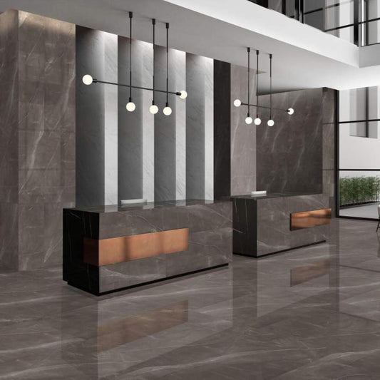 Smoky Grey  Crystal 600x1200 mm – Floor Tile