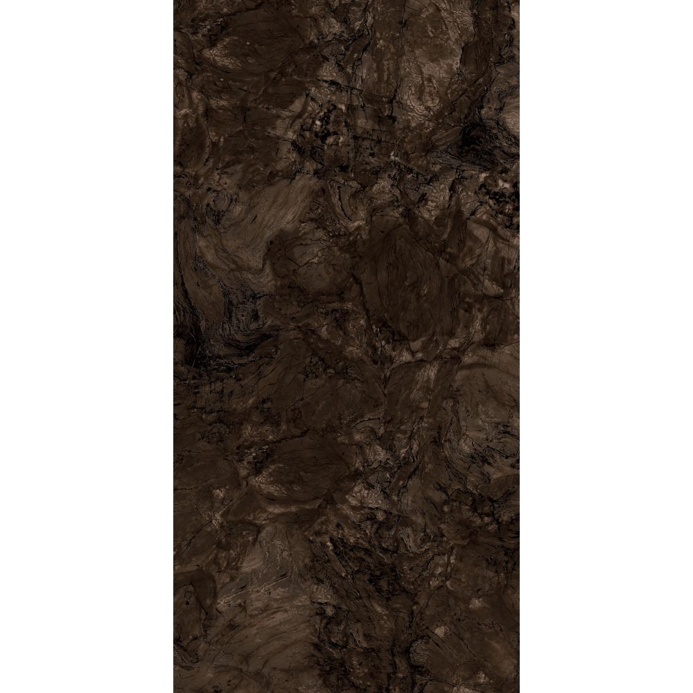 high gloss finish with brown background