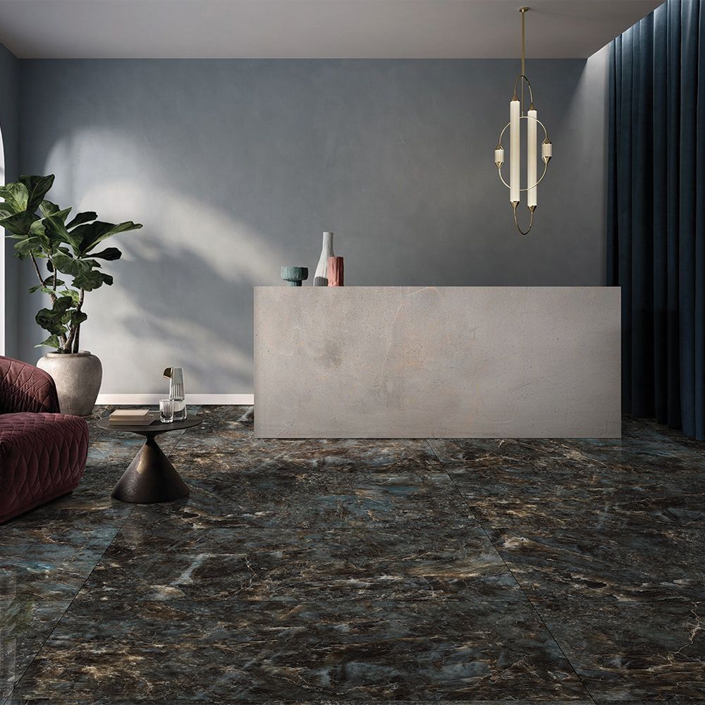 Aqua Blue High Gloss 600x1200mm – Floor Tile