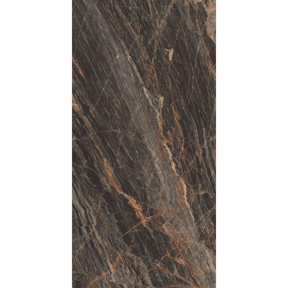 Marble-like pattern with brown and black colors on a white background