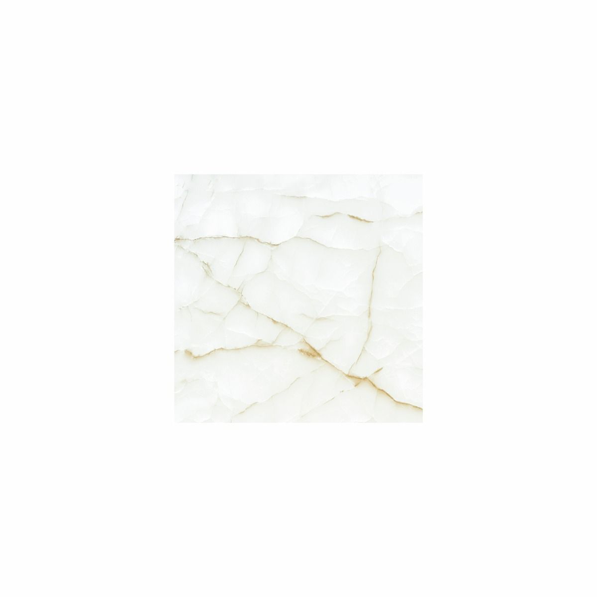 Pearl White Gloss Porcelain Floor Tile 600x600mm – Marble Effect