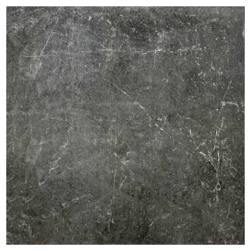 Gemma Aqua Black Floor Tile 60x60cm – Rectified Glazed Porcelain, Marble Effect
