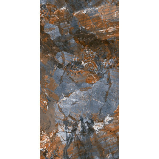 Marble-like pattern with brown, gray, and white colors on a white background