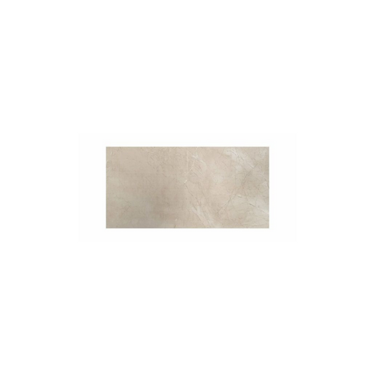 Beige rectangular tile on a white background