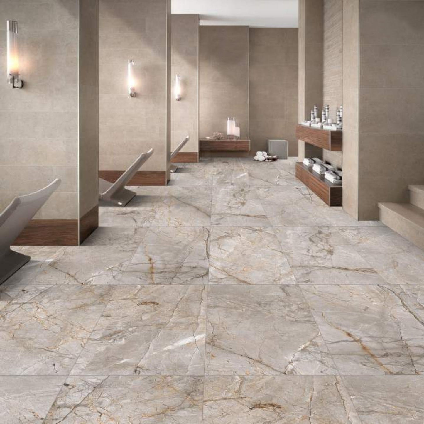 Rock Grey Matt Floor Tile 600x1200mm – Stone Style