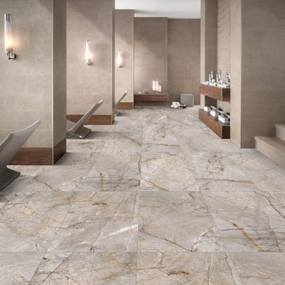 Rock Grey Matt Floor Tile 600x1200mm – Stone Style