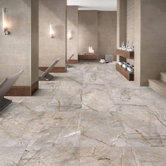 Rock Grey Matt Floor Tile 600x1200mm – Stone Style