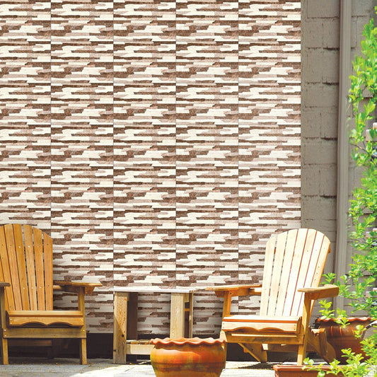 Classic Coffee Brown Glossy Ceramic Wall Tile 300x450mm – Contemporary Finish