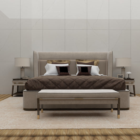 Soft Grey Glossy Ceramic Wall Tile 300x600mm – Modern Style