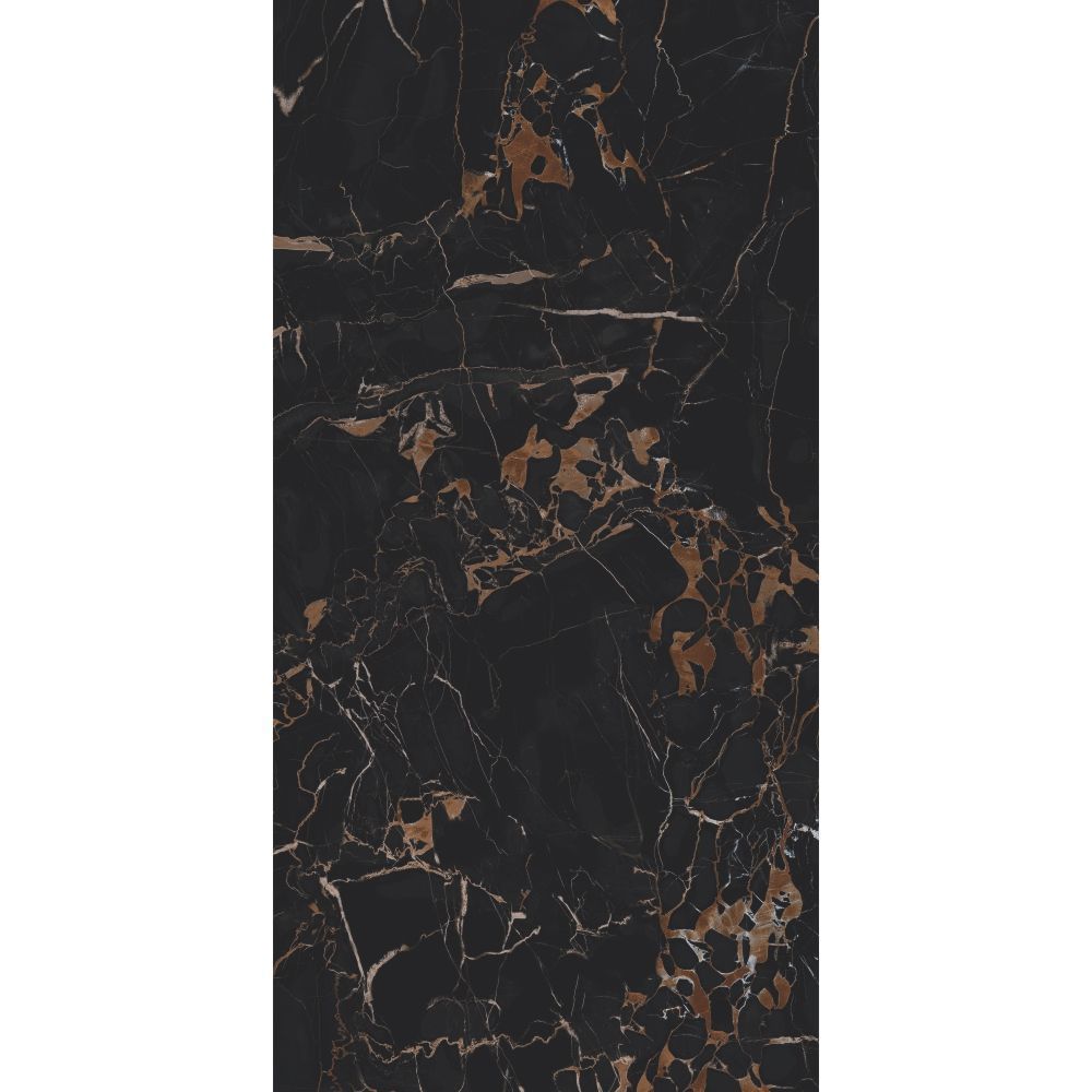 Marble-like pattern with black and brown colors on a white background
