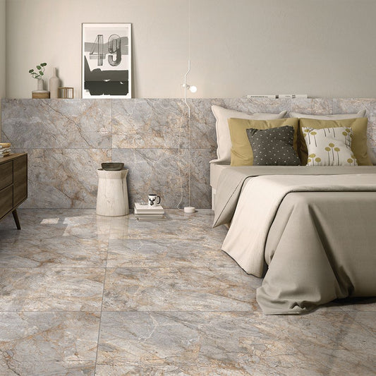 Grey Textured Matt 600x1200mm – Floor Tile