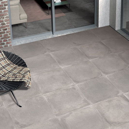 Urban Grey Porcelain Wall Tile 600x600mm – Matt Stone Look