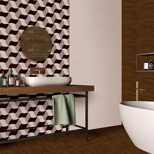 Dark Grey Wood  Wall Tile 300x450mm – Natural Look