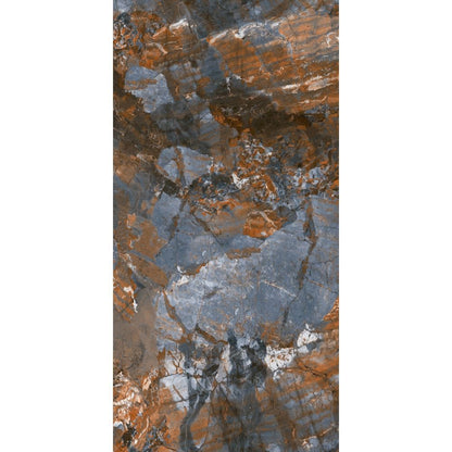 Marble-like pattern with brown, gray, and white colors on a white background