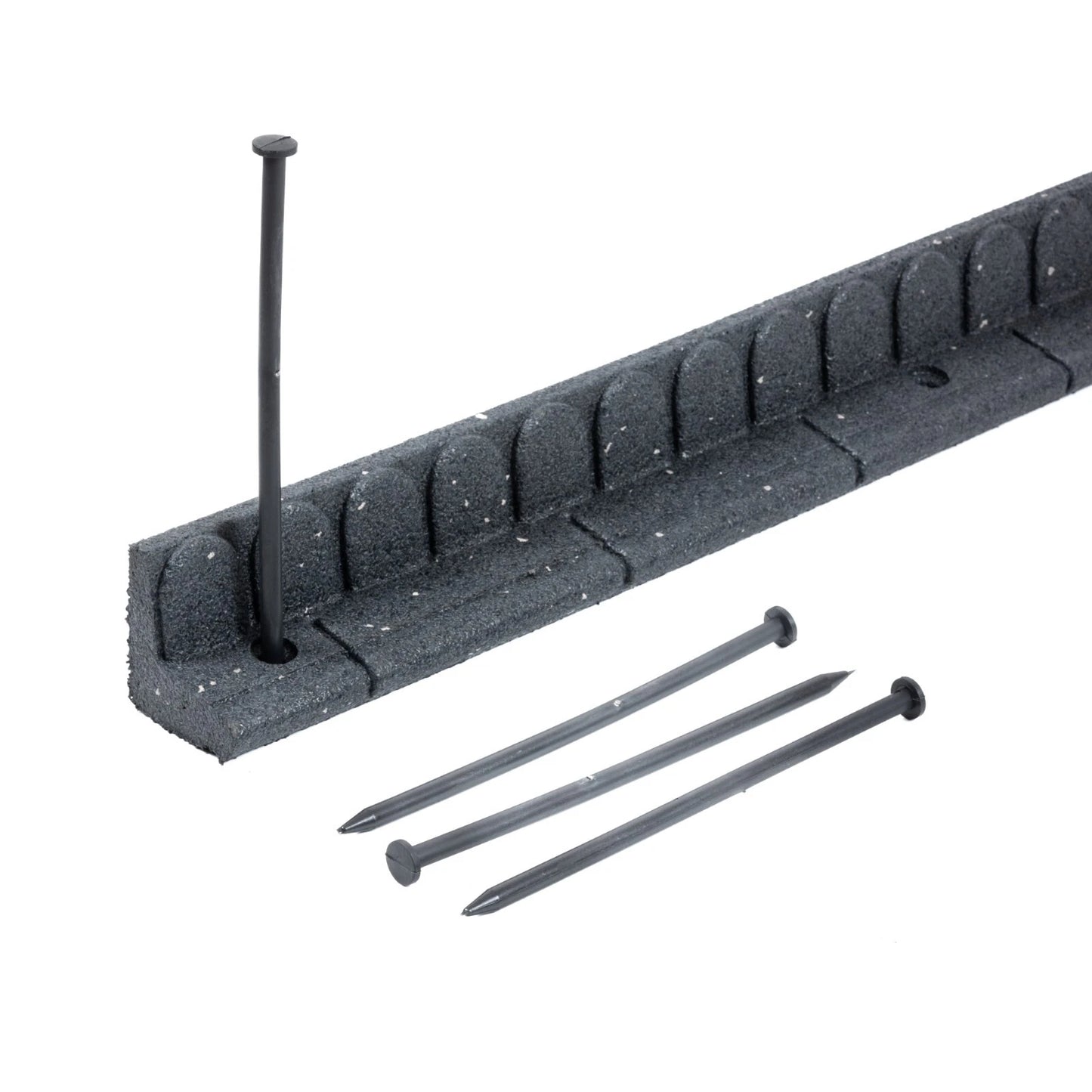 Flexible Rubber Garden Edging – Brick Effect Lawn Border 120cm