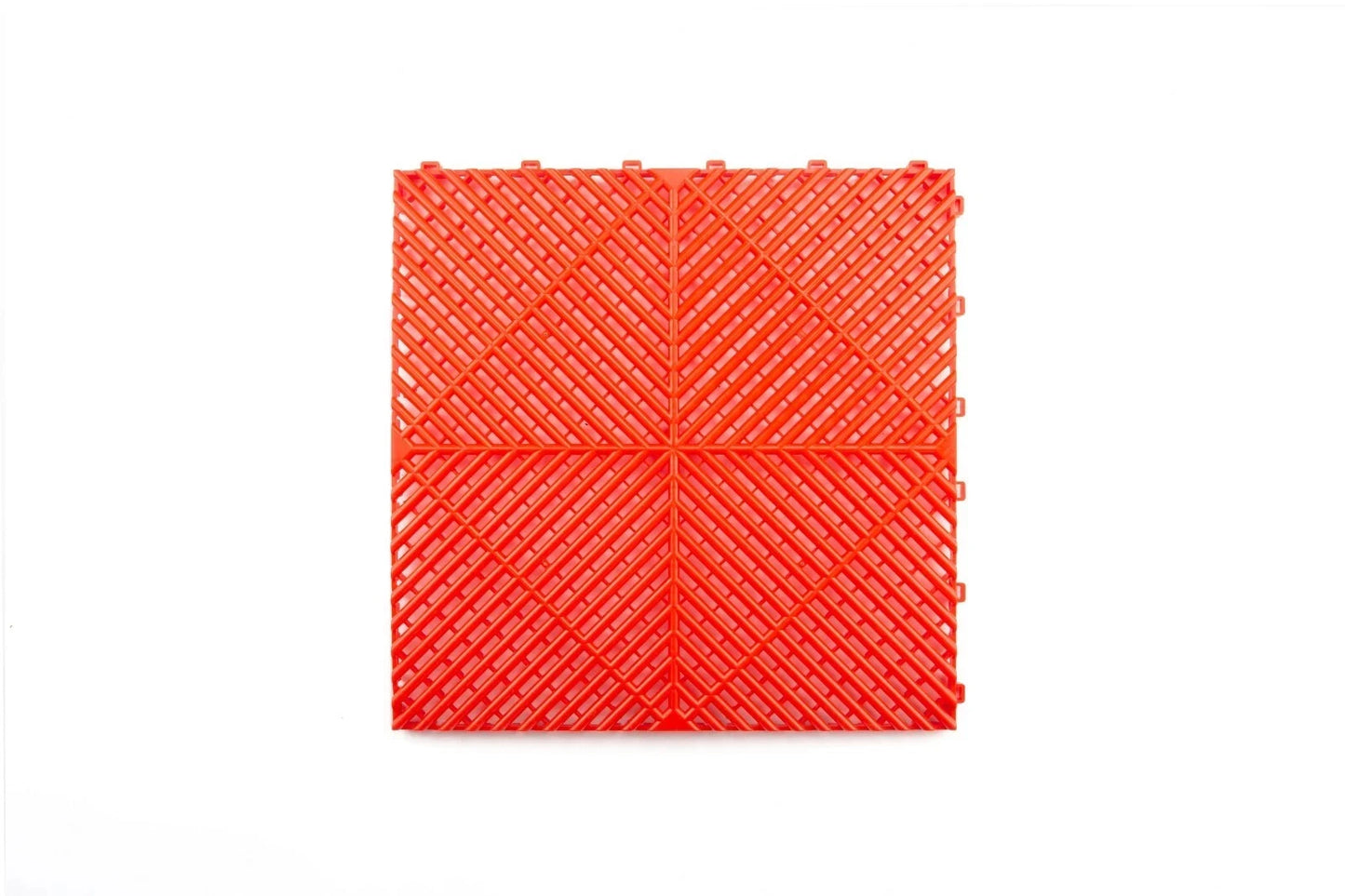 Modular Interlocking Ribbed Garage Flooring Tiles Similar to Swisstrax Ribtrax