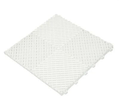 Modular Interlocking Ribbed Garage Flooring Tiles Similar to Swisstrax Ribtrax