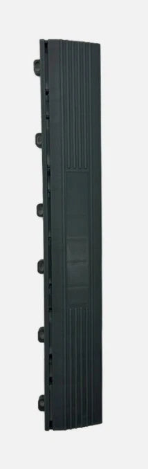 Modular Interlocking Ribbed Garage Flooring Tiles Similar to Swisstrax Ribtrax